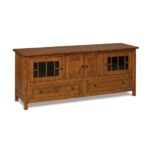 Amish Centennial 4 Door 2 Drawer Media Stand
