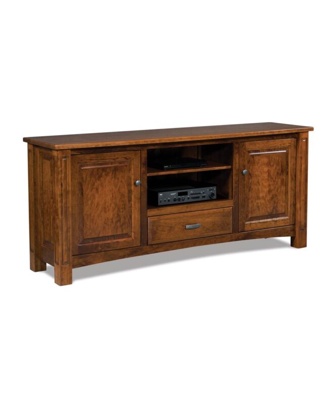 Amish Lexington 2 Door 1 Drawer Media Stand