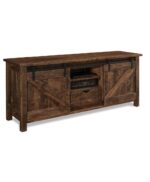 Amish Houston 2 Door 1 Drawer Media Stand