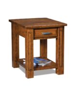 Amish Lexington Open End Table with Drawer