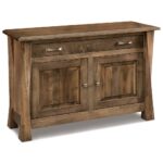 Amish Arc Lexington Enclosed Sofa Table