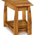 Amish Boulder Creek Open Wedge End Table