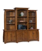 Amish Boulder Creek 4-Piece Backbar with Hutch