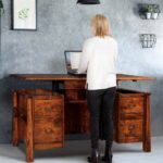 Amish Artesa Sit-to-Stand Desk