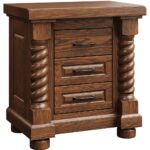 Amish Arvada 3 Drawer Nightstand