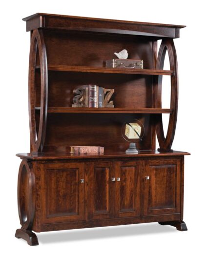 Amish Saratoga 4 Door Backbar