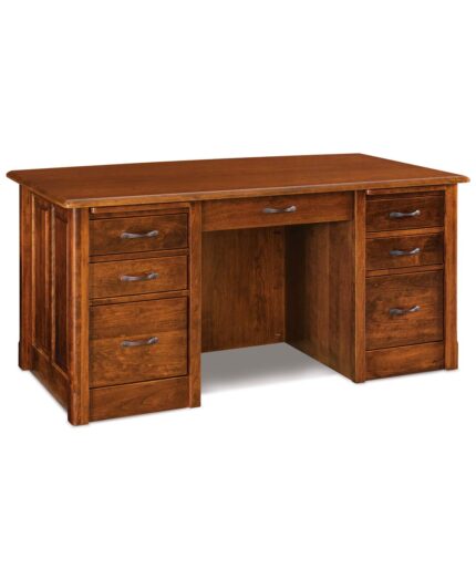 Amish Victorian Double Pedestal Desk