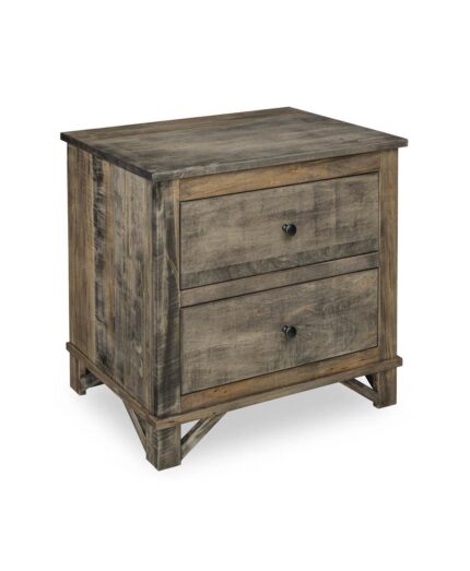 Amish Austin 2 Drawer Nightstand