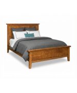 The Sierra Mission Bed features a solid wood frame with elegant slats and a timeless mission style design.