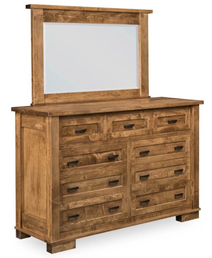 The artisan-crafted Springdale 9 Drawer Dresser features a solid wood frame and classic drawer configuration for heirloom quality.