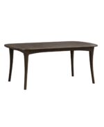 The Kennett Leg Table features gracefully curved legs and a sleek, solid wood top for elegant dining.