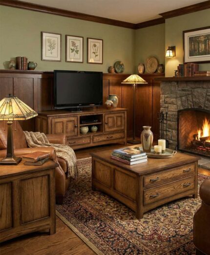 Amish Oakridge Living Collection